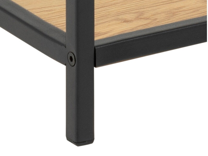 Nočna omarica Norsica Sevferi 128 (Divji hrast + Črna)