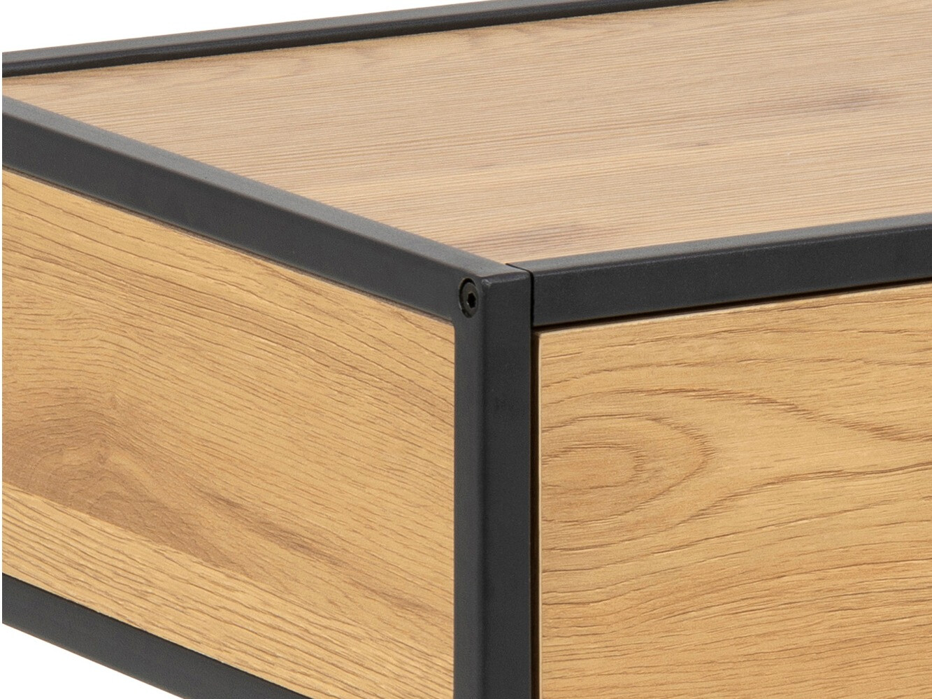 Nočna omarica Norsica Sevferi 128 (Divji hrast + Črna)