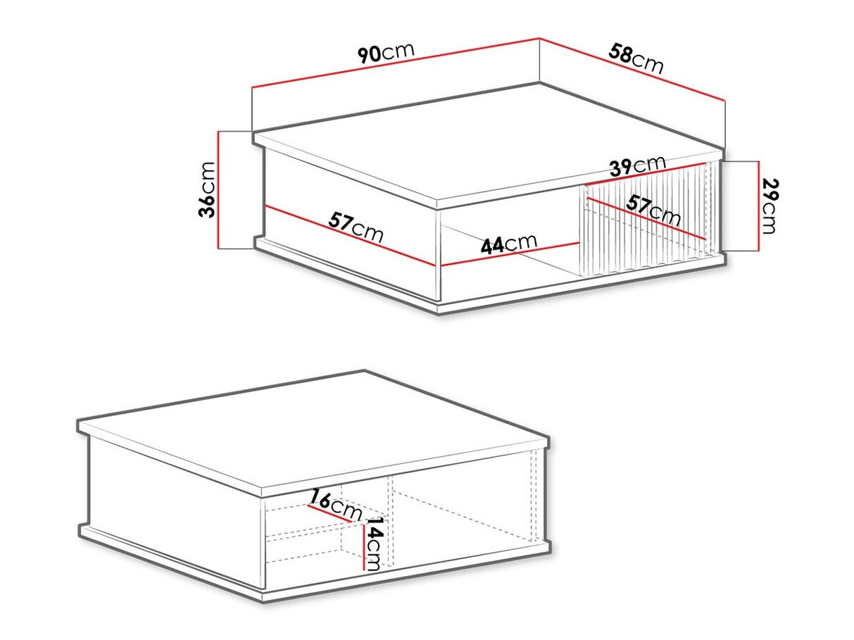 Klubska mizica Venmava 107