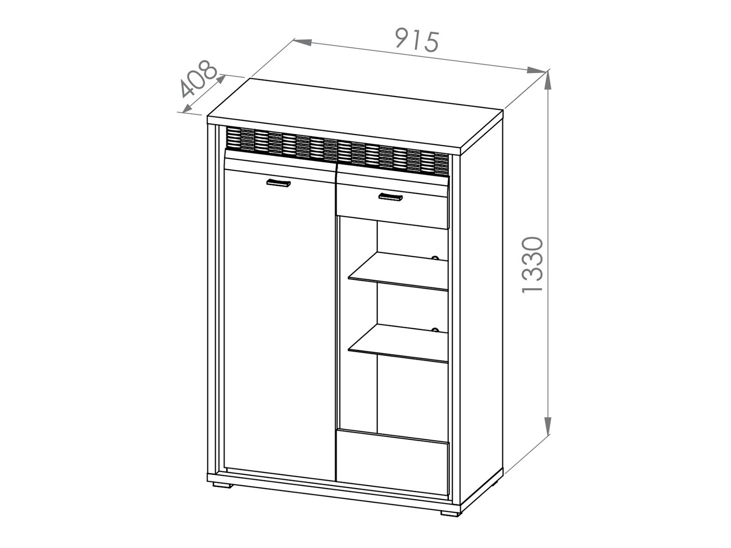 Omarica Madison H105 (Sijaj bela)