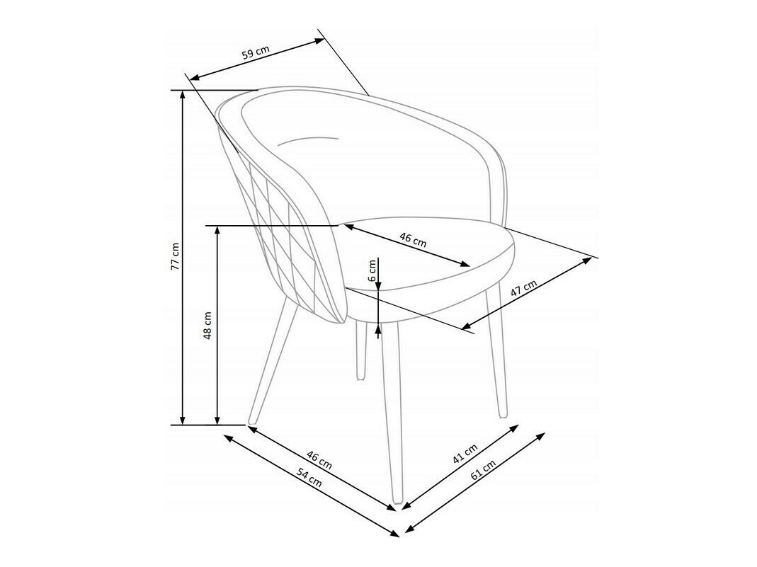 Stol Houston 1230 (Temno zelena)
