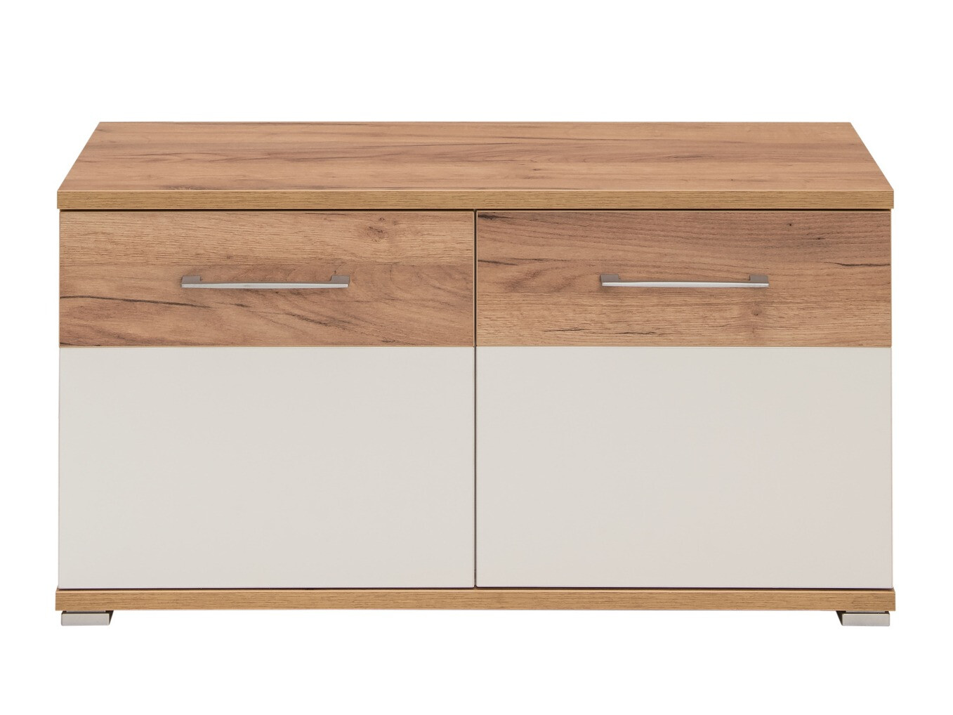 Omarica za čevlje Nuveno 102 (Bela + Navarra hrast)