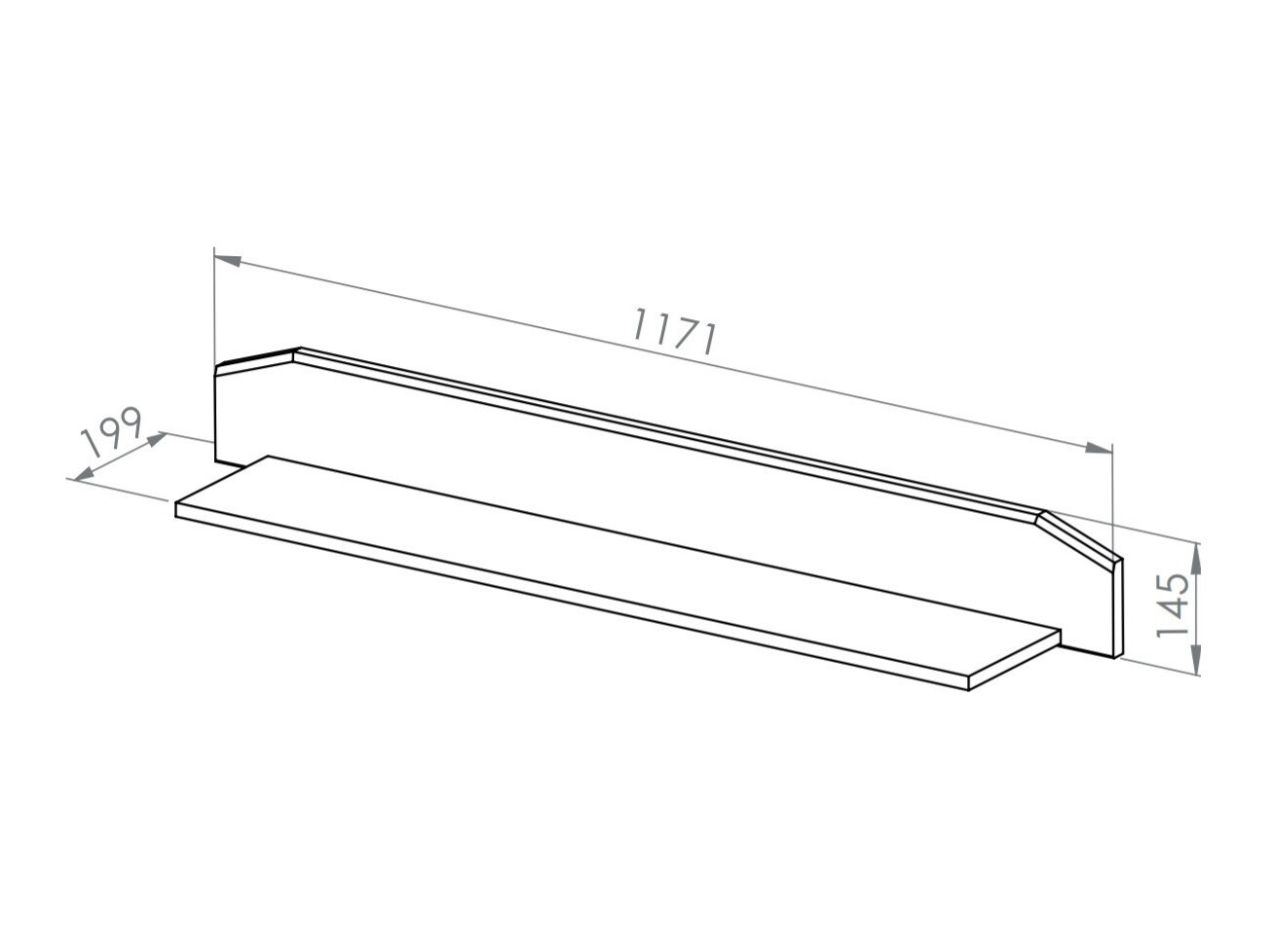 Stenska polica Mavevare 106