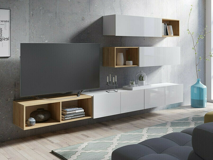 Stenska polica Remus (Zlati hrast)