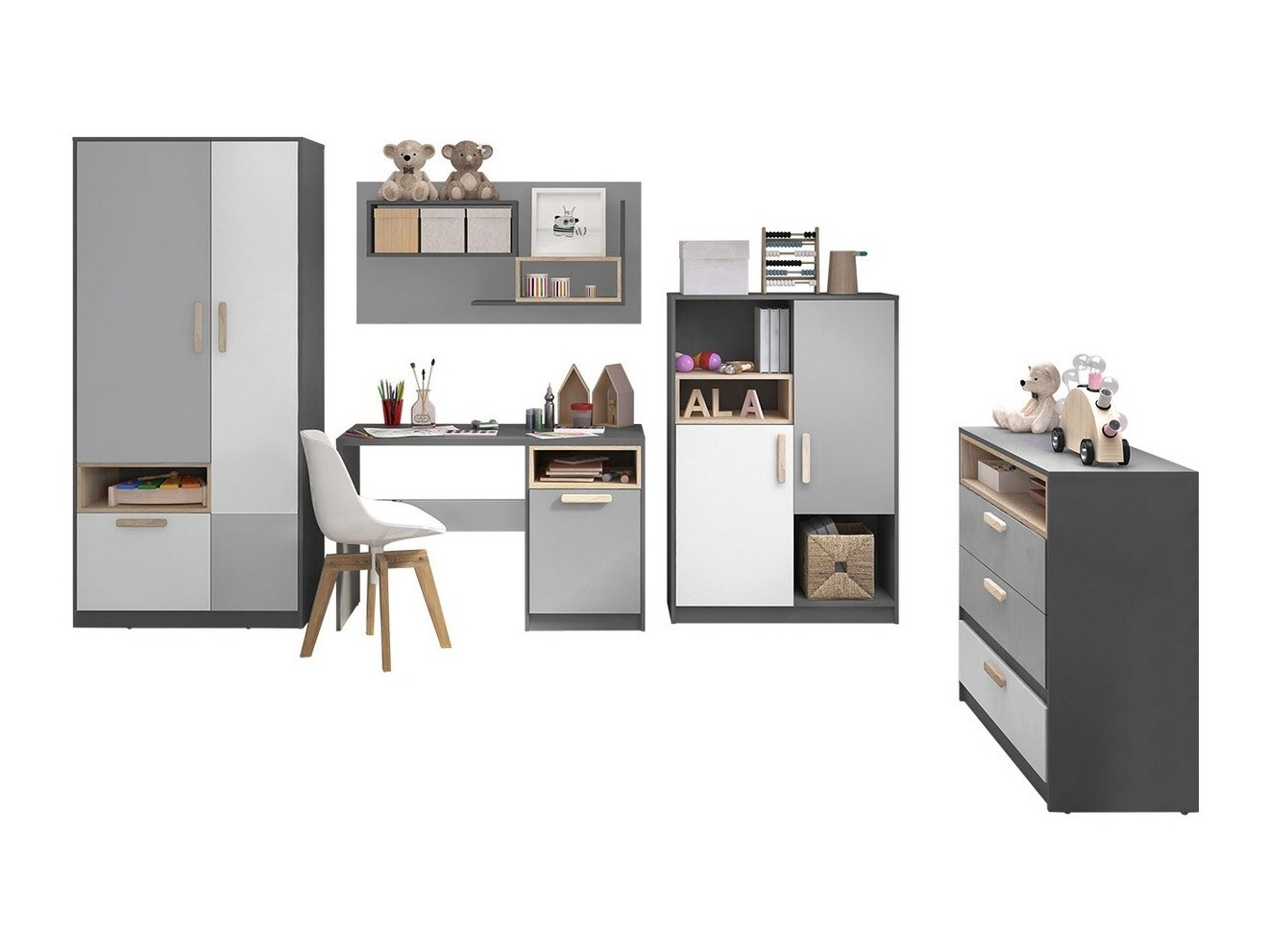 Komplet pohištva za otroško sobo Veravie 124