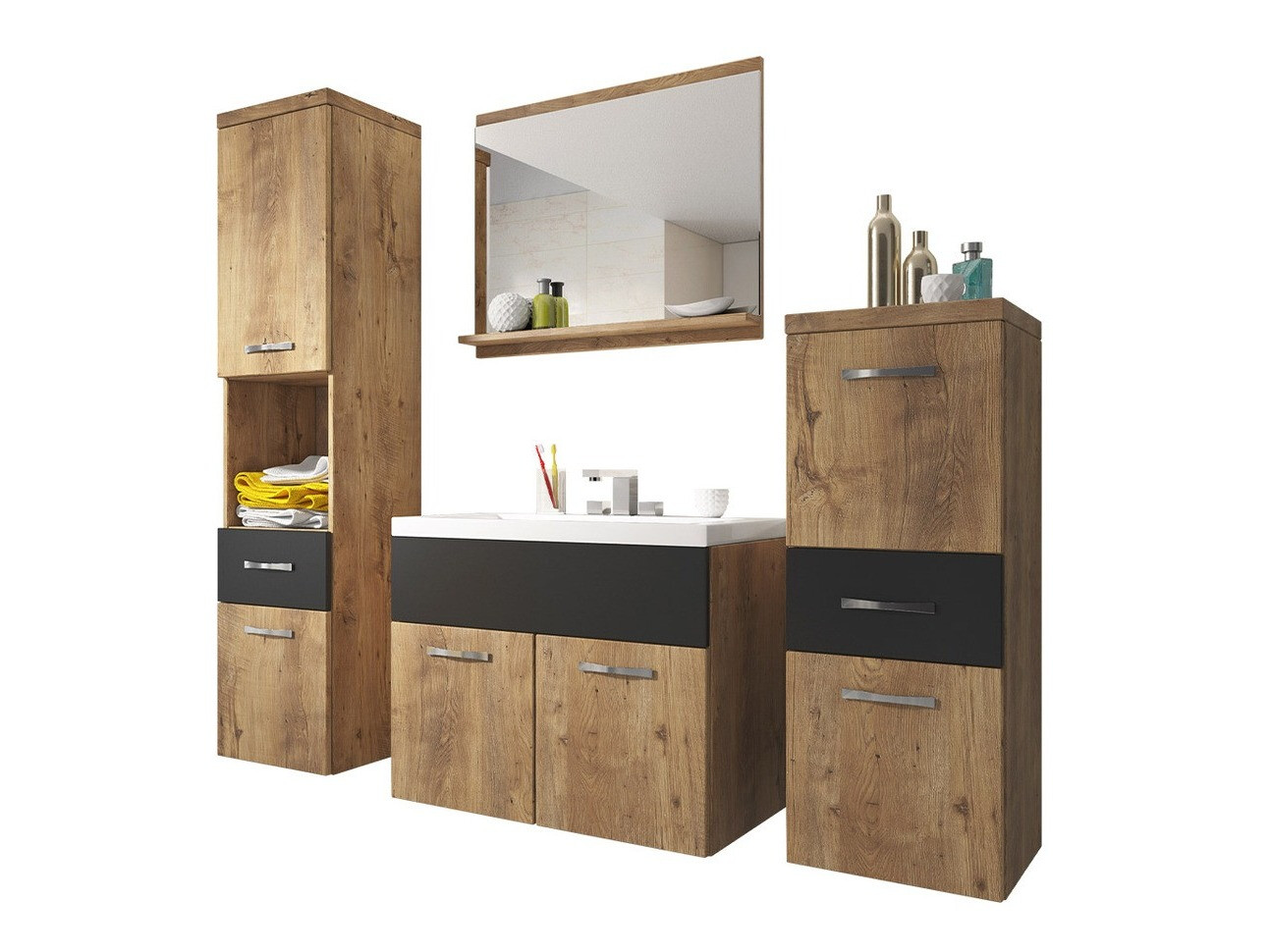 Kopalniški komplet Sarasota 109 (Oreh + Grafit)