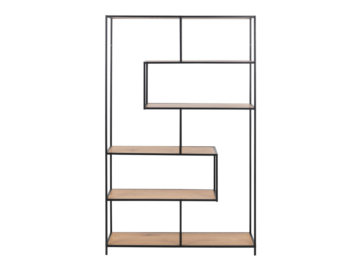 Regal Norsica Sevferi 134 (Divji hrast + Črna)