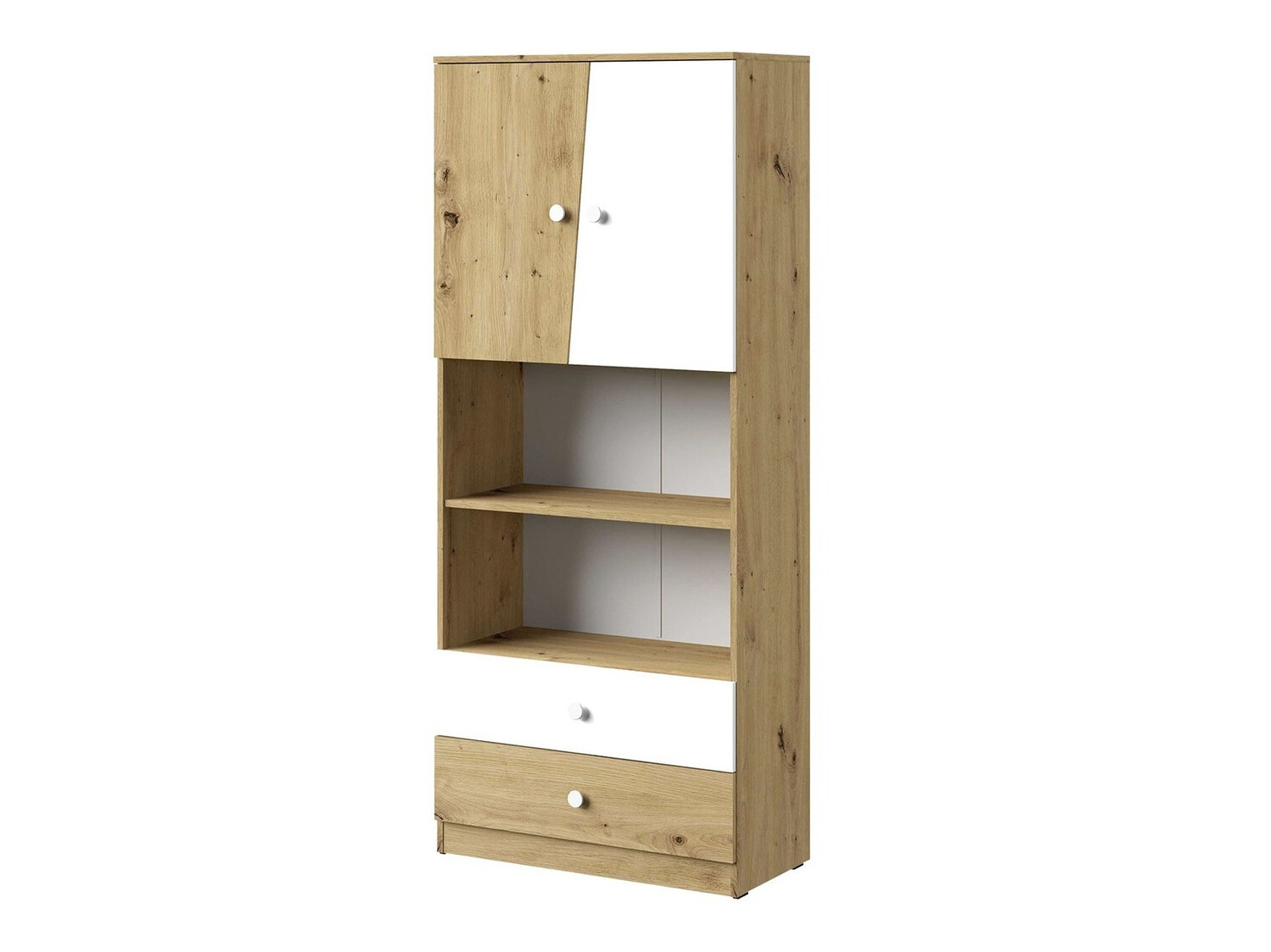 Regal Almira 103 (Artisan hrast + Bela)