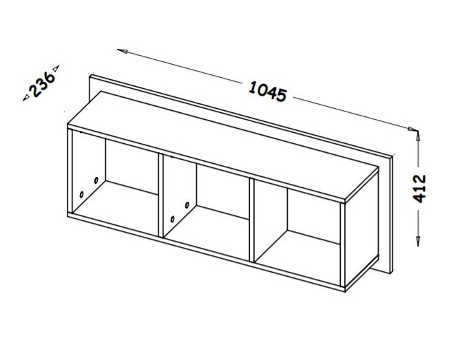Stenska polica Oderevu 111