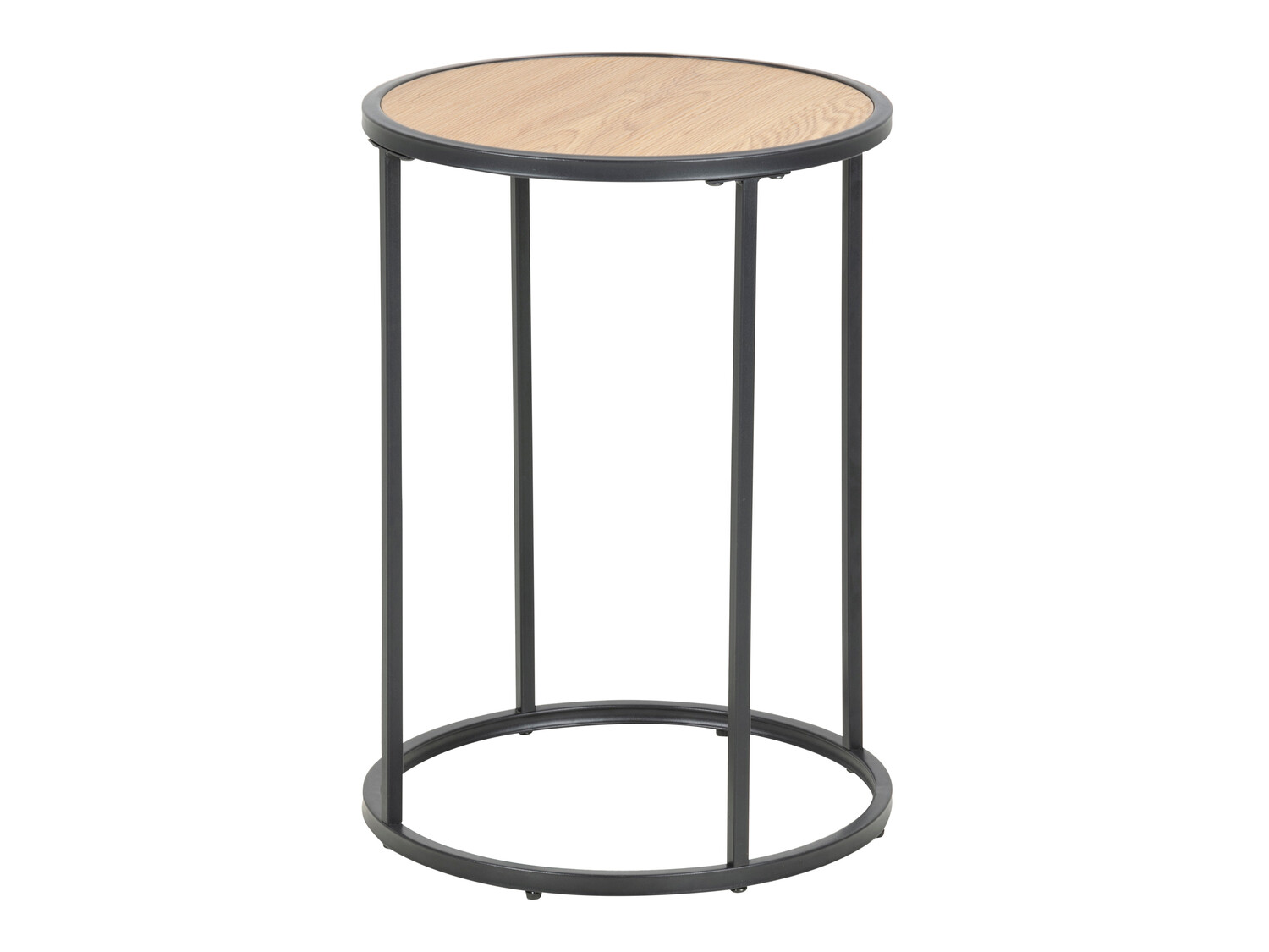 Stranska mizica Norsica Sevferi 118 (Divji hrast + Črna)