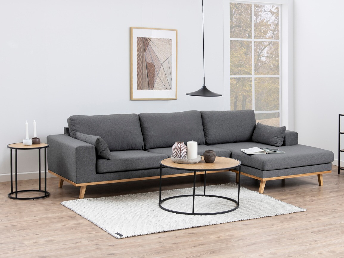 Stranska mizica Norsica Sevferi 118 (Divji hrast + Črna)