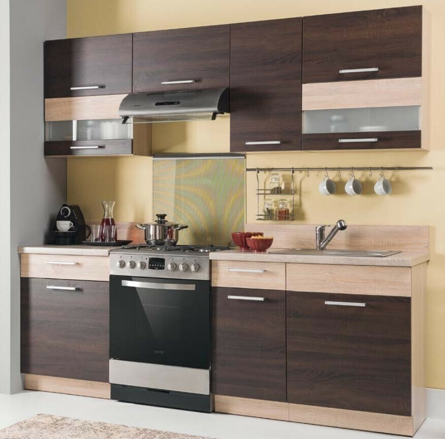 Modularna omarica s predalom in vrati Mode Dark 113