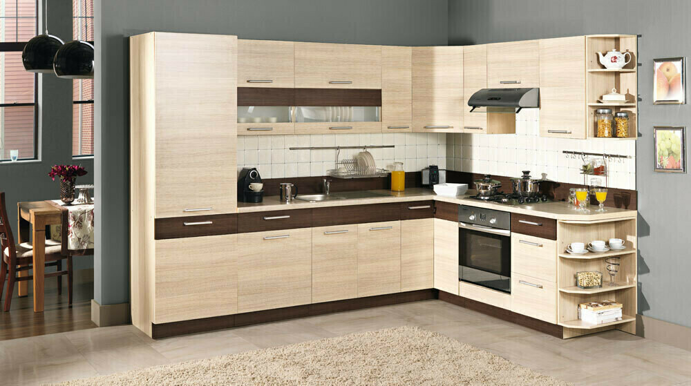 Modularna omarica s predalom in vrati Mode Light 113