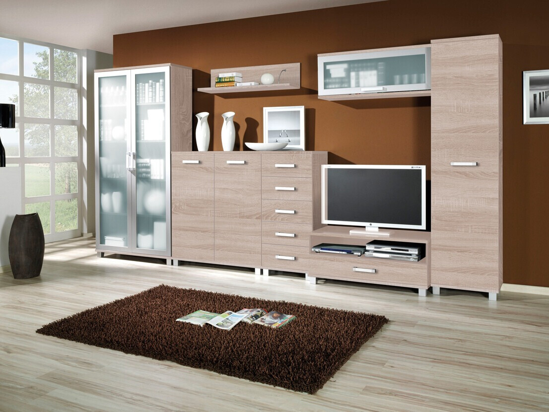 Stenska polica Cirevau 110 (Sonoma hrast)