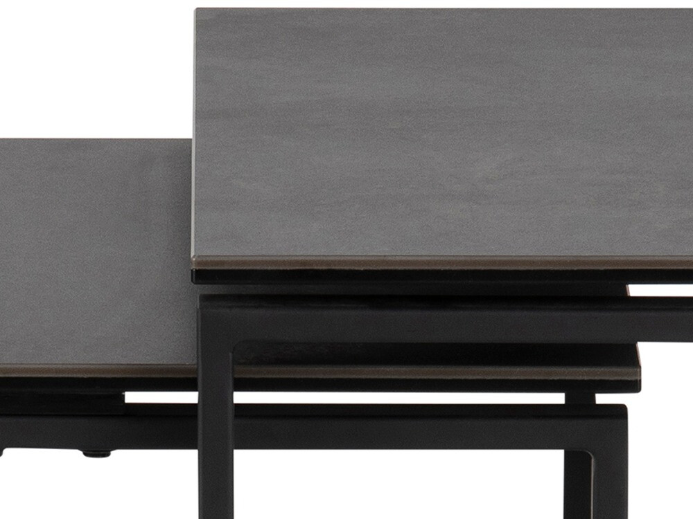 Komplet stranskih mizic Norsica 406 (Črna)