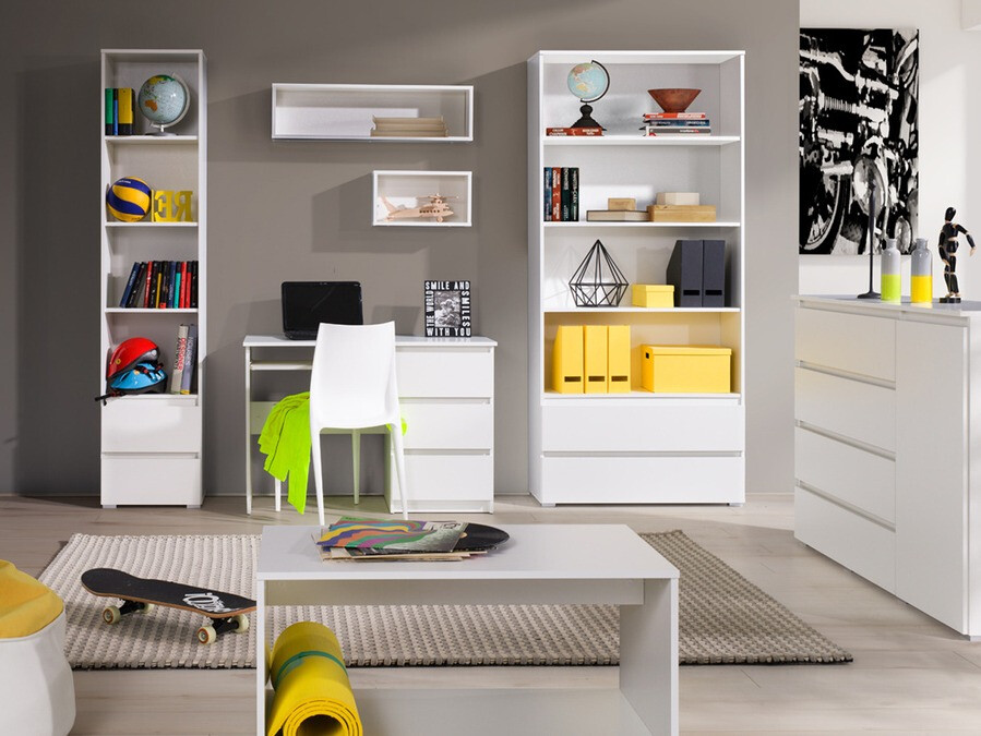 Stenska polica Cirdora 111 (Bela)