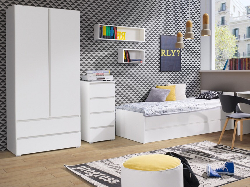 Stenska polica Cirdora 111 (Bela)