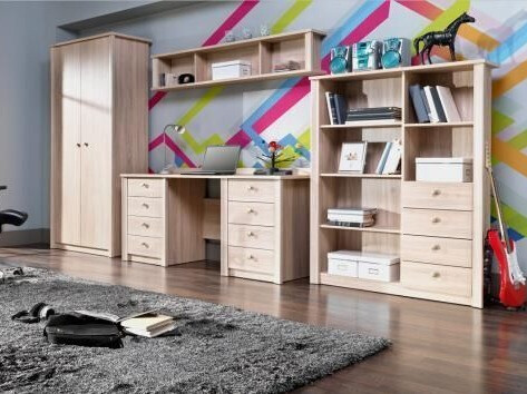 Stenska polica Elialo 114 (Sonoma hrast)