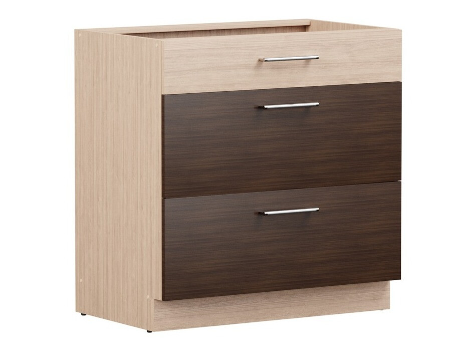 Modularna omarica s predali Mode Dark 124
