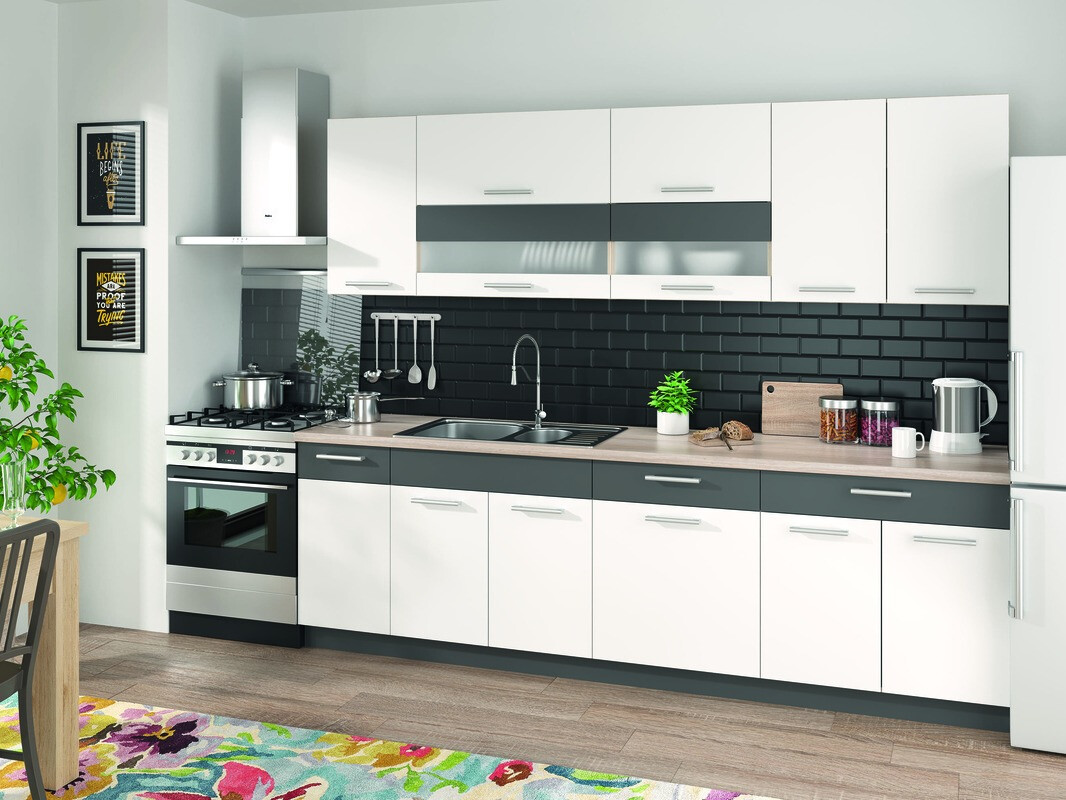 Modularna omarica s predali Mode White 124