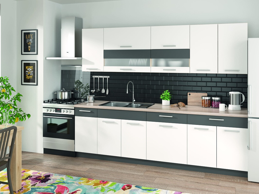 Modularna omarica z vrati Mode White 123