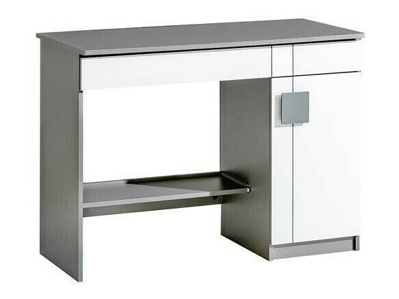 Komplet pohištva za otroško sobo Elmenou 119 (Bela + Antracit)