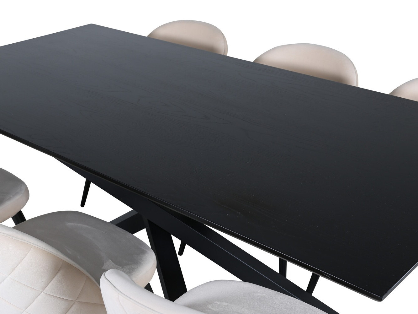 Jedilniški komplet Dallas 2693 (Krema + Črna)