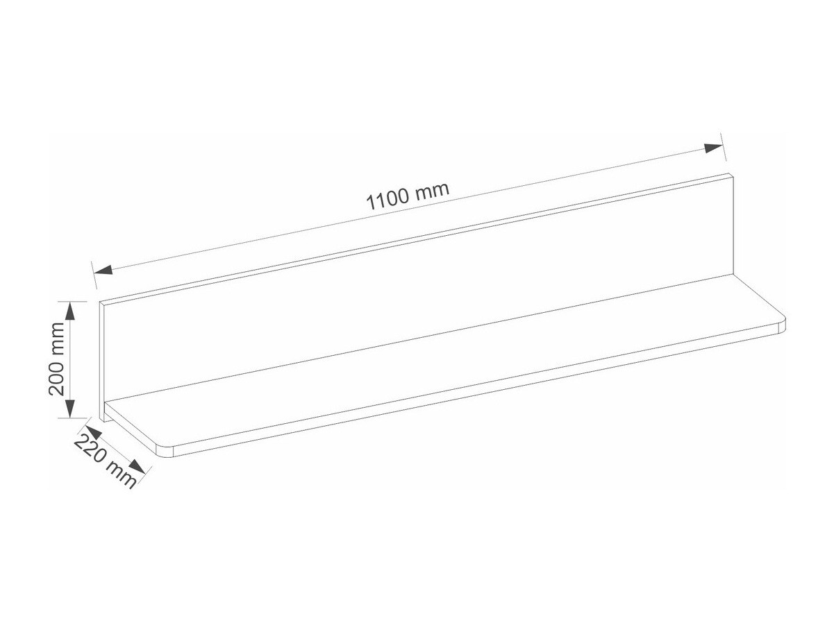 Stenska polica Elblive 133