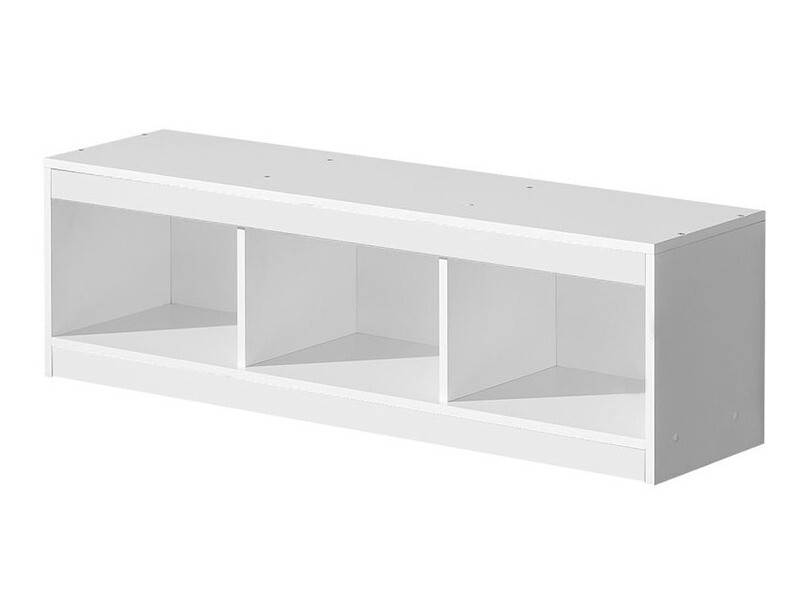 Stenska polica Merevari 106 (Bela + Sijaj bela)