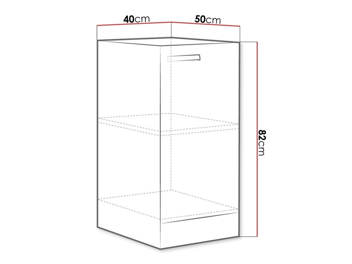 Modularna omarica z vrati Multi Cream 121