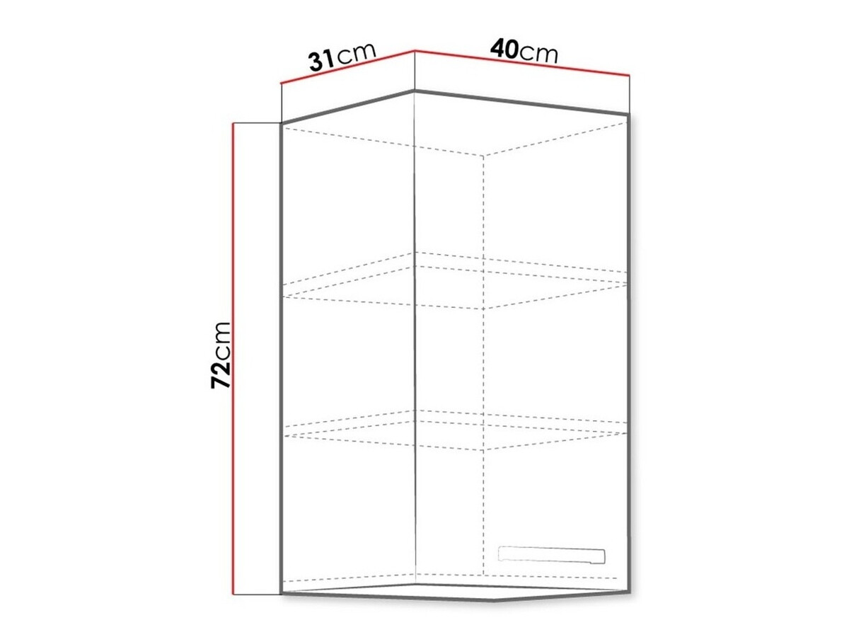 Modularna stenska omarica Multi Grey 119