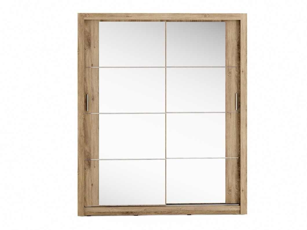 Garderobna omara Fresno 102 (Lahki hrast)