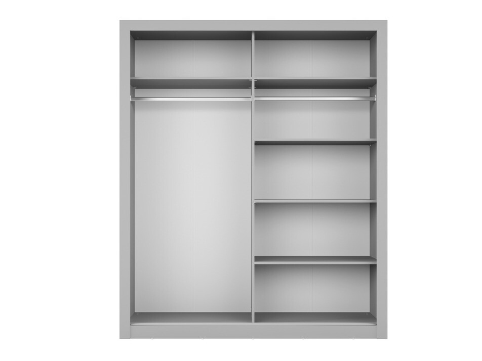 Garderobna omara Fresno 102 (Siva)