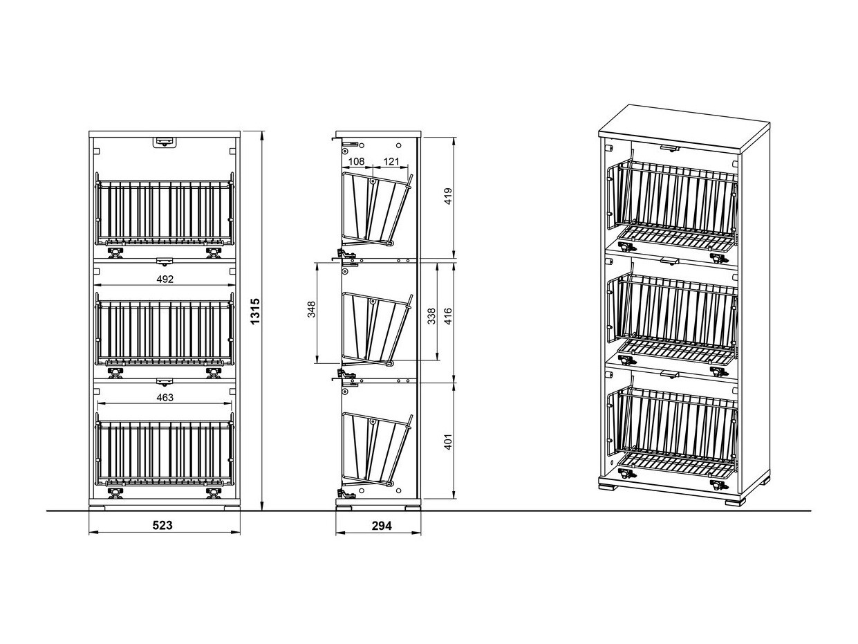 Omarica za čevlje Veltena 120