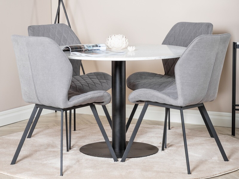 Stol Dallas 163 (Siva + Črna)