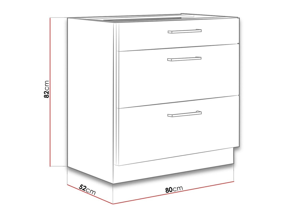 Modularna omarica s predali Wood Grey 123