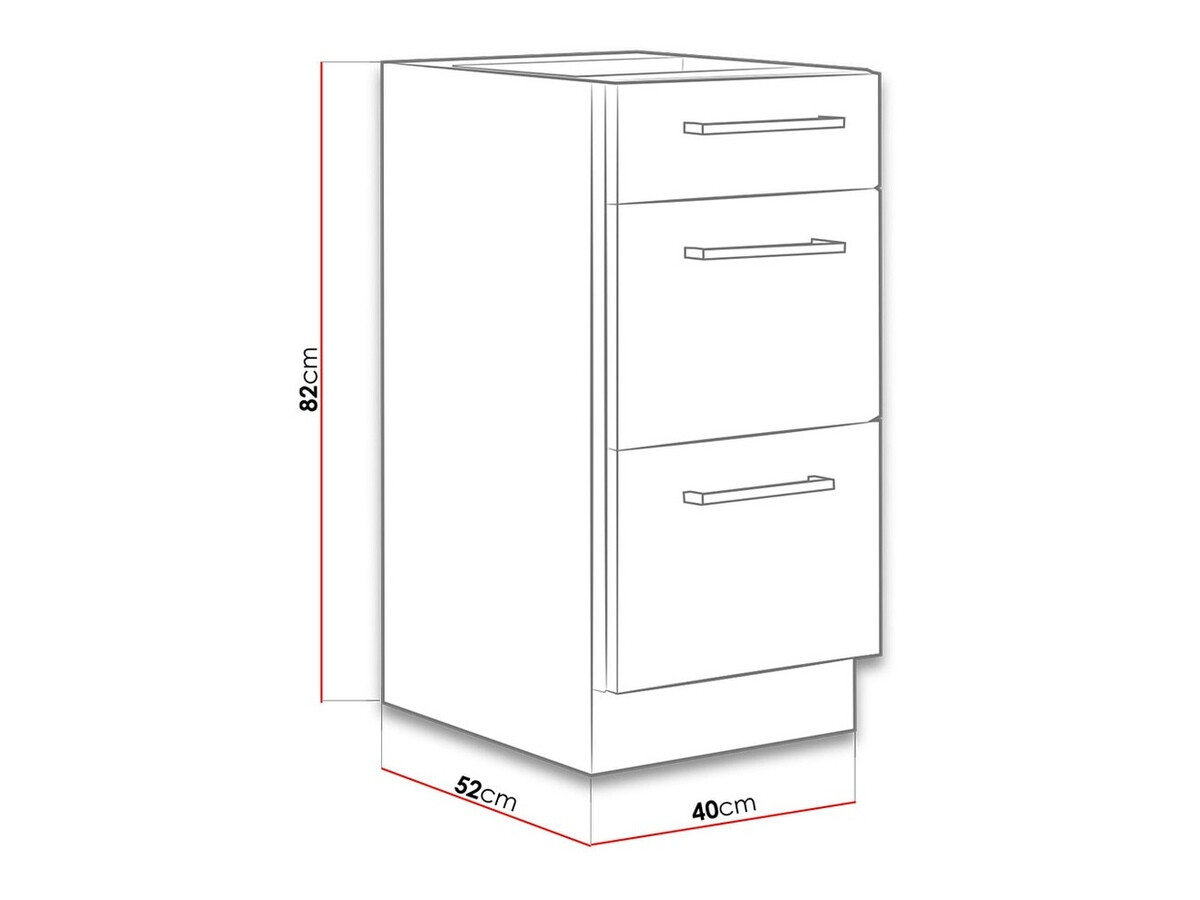Modularna omarica s predali Wood Grey 132