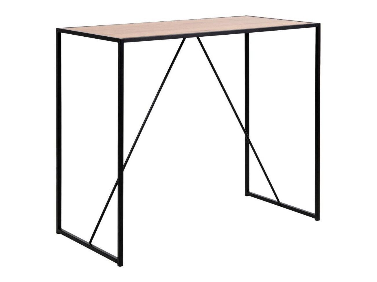 Jedilniški komplet Norsica 517 (Črna + Svetel les)