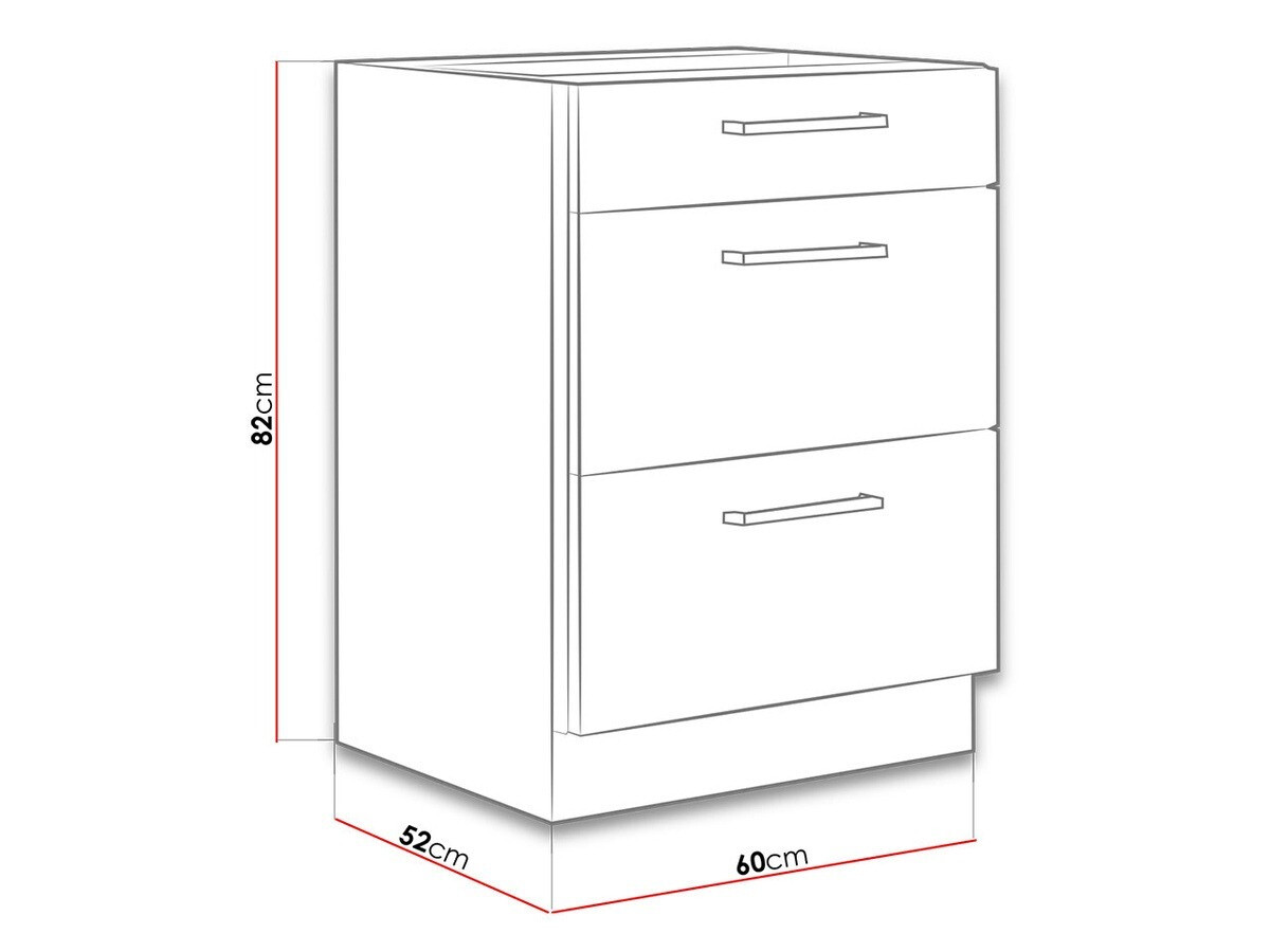 Modularna omarica s predali Wood White 115