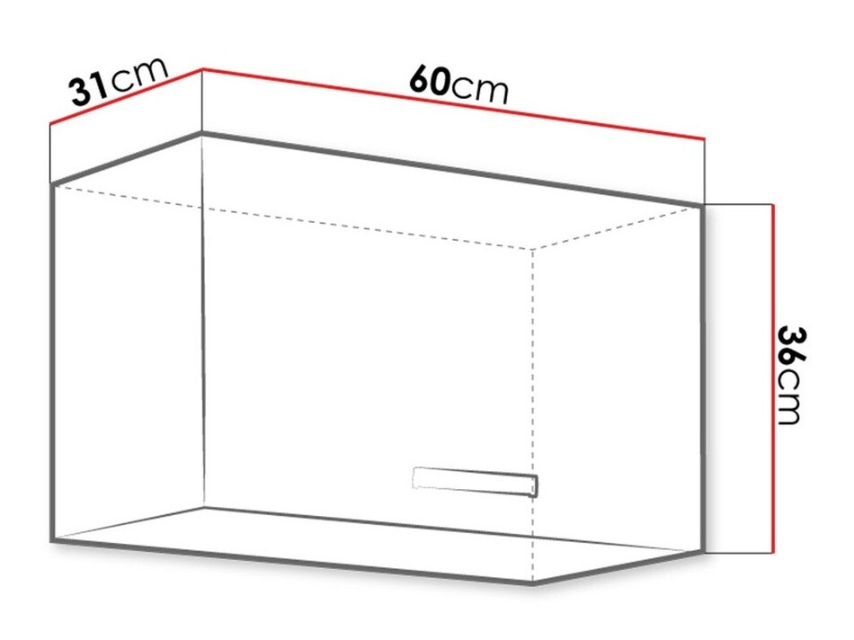 Modularna stenska omarica Multi Grey 113