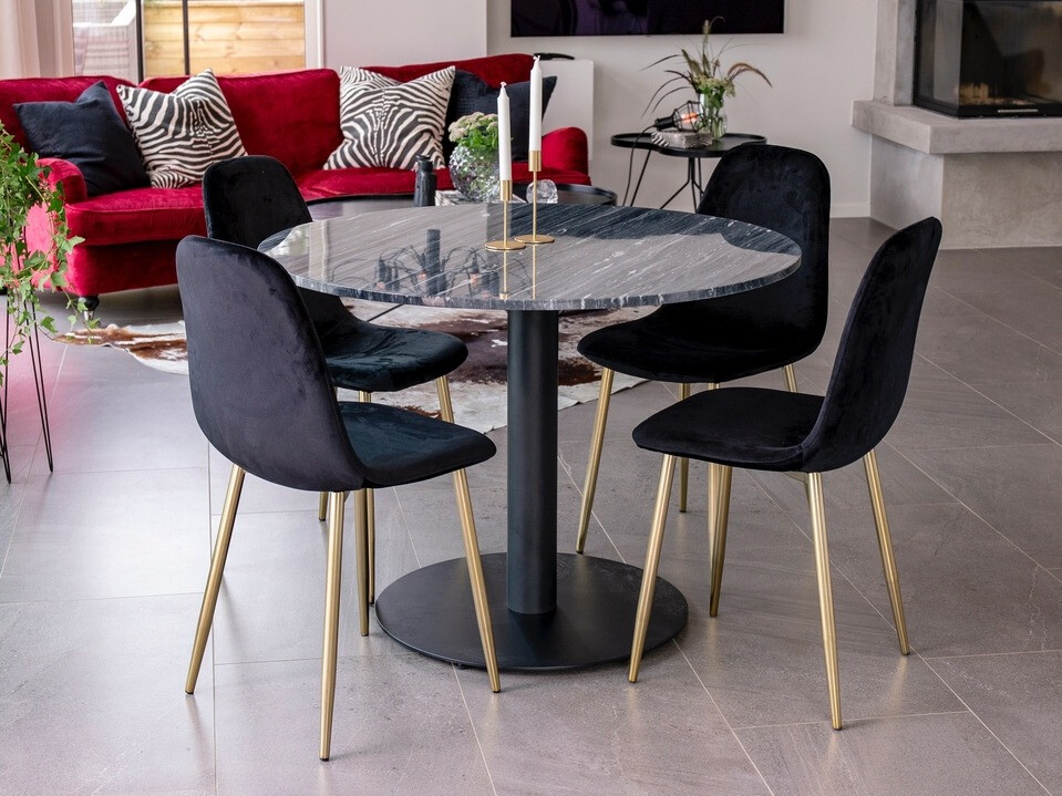 Stol Dallas 252 (Črna + Medenina)