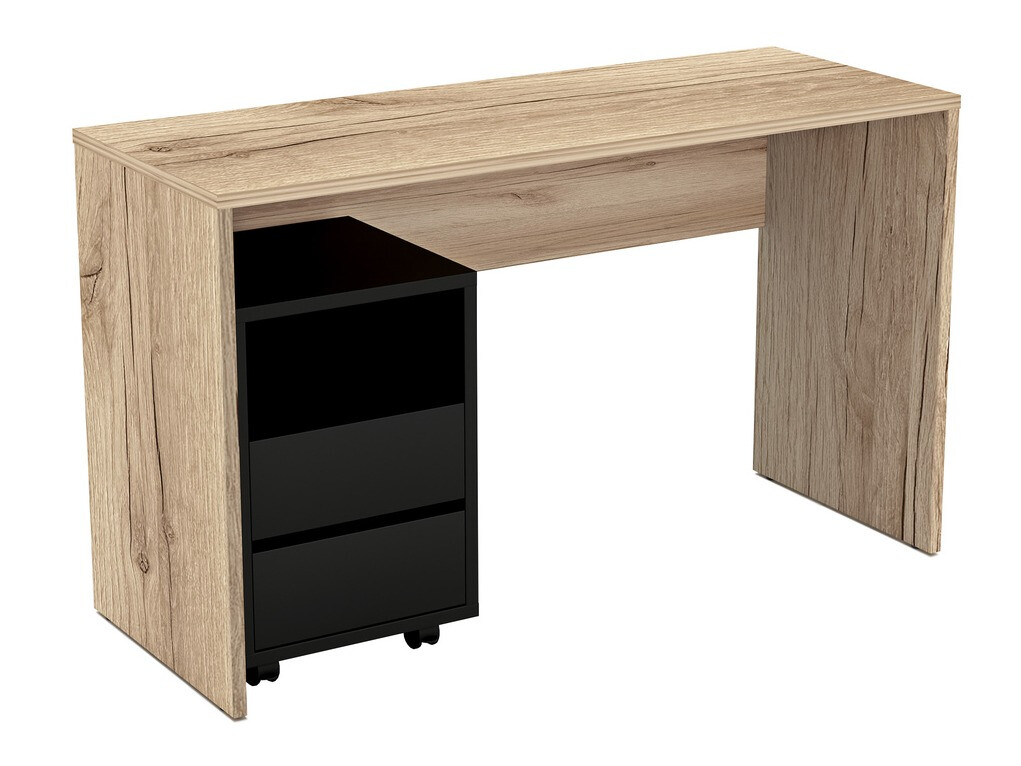 Pisalna miza Austin 347 (Lahki hrast + Črna)