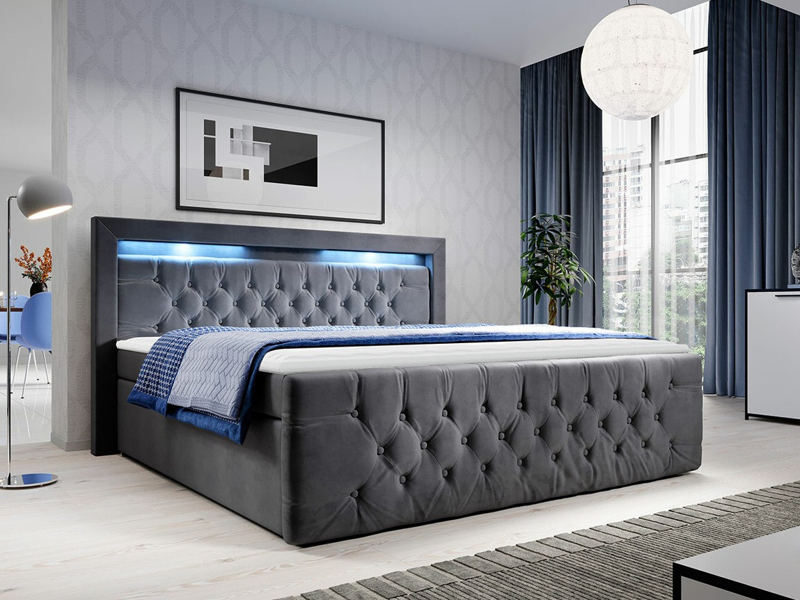Boxspring postelja Aura