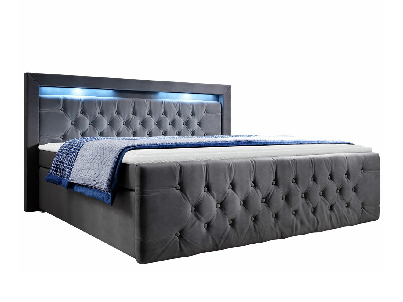 Boxspring postelja Aura