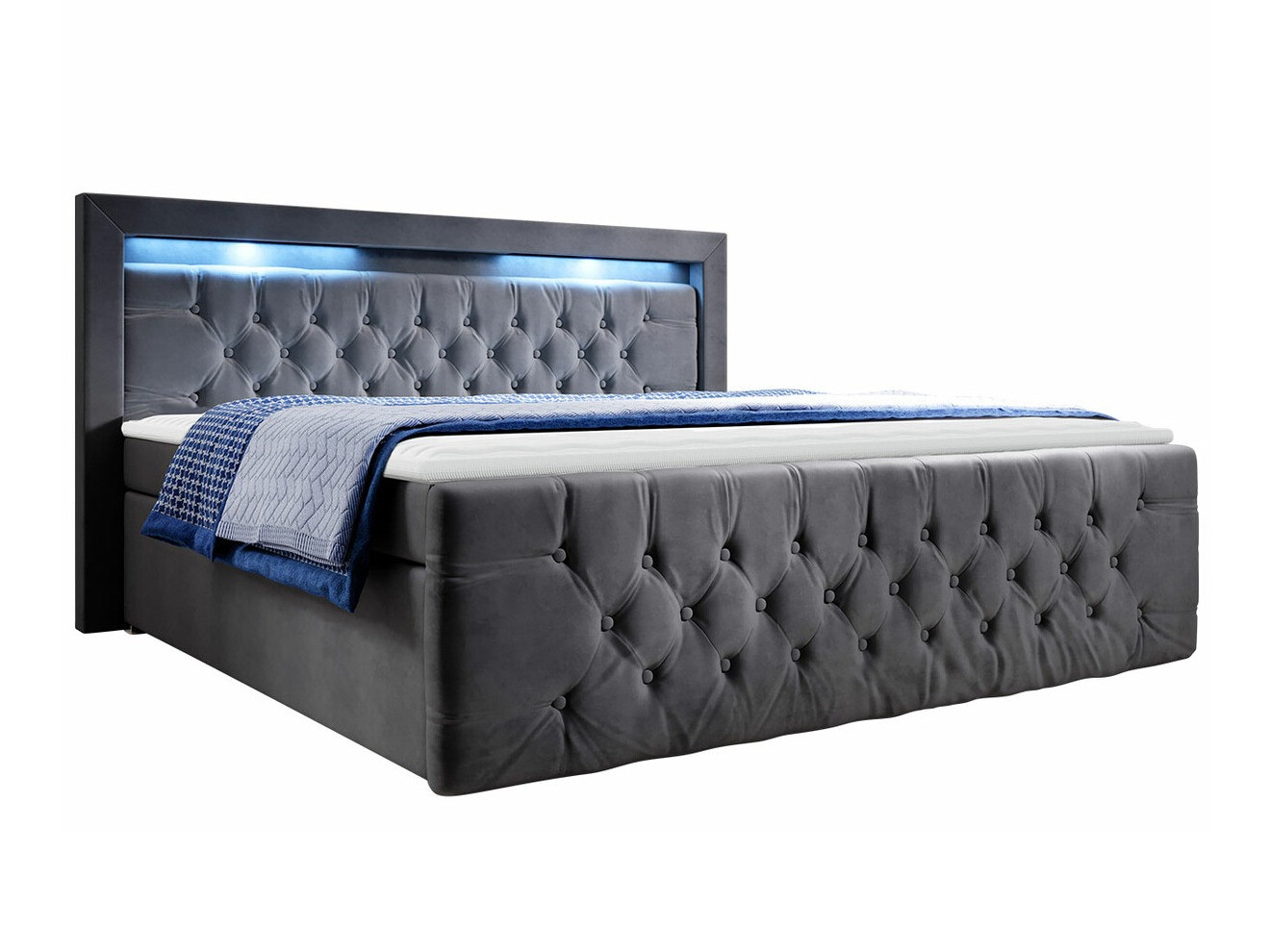 Boxspring postelja Aura