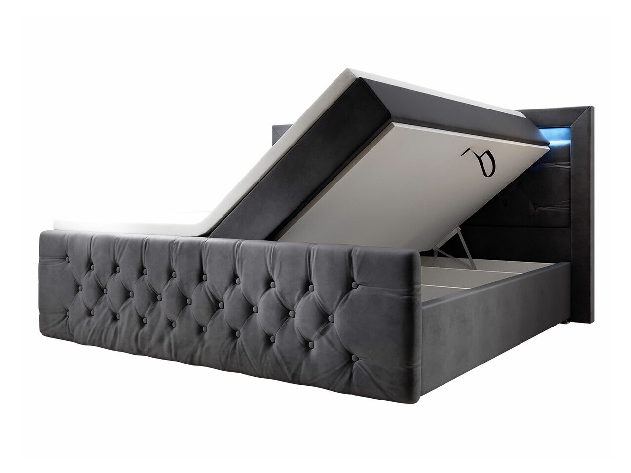 Boxspring postelja Aura