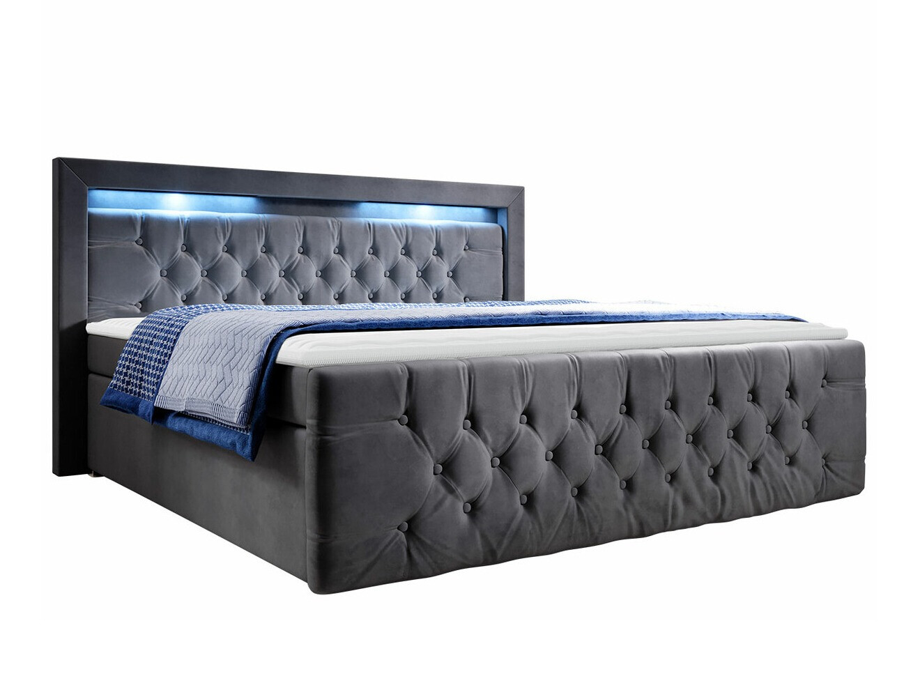 Boxspring postelja Aura