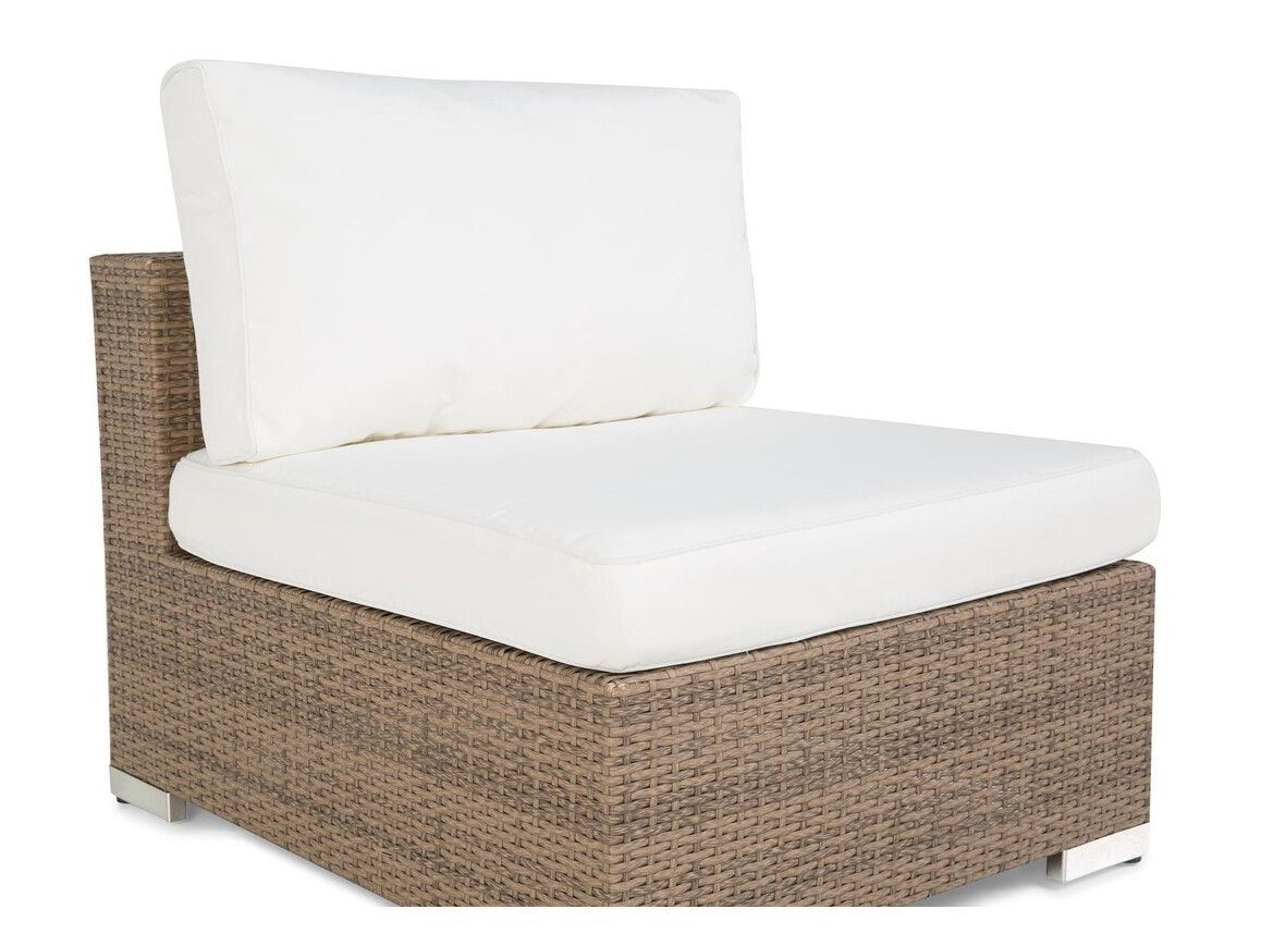 Vrtni fotelj Comfort Garden 1373 (Rjava + Bela)