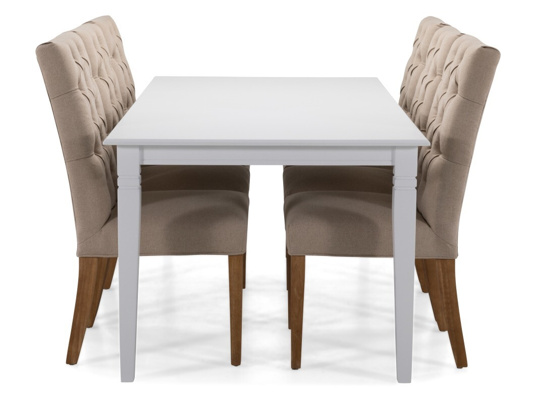 Jedilniški komplet Scandinavian Choice 647 (Beige + Rjava)