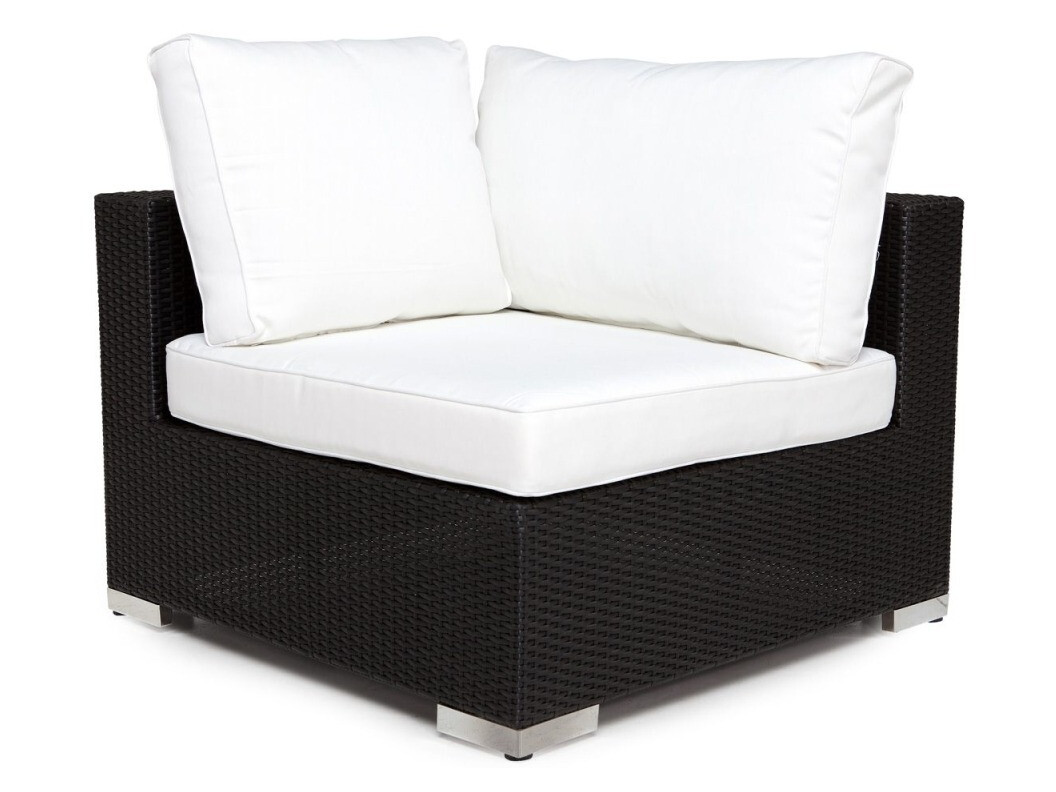 Vrtni fotelj Comfort Garden 1343 (Bela + Črna)